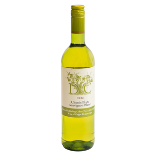 A bottle of D.C. 2022 Chenin Blanc Sauvignon Blanc white wine by Darling Cellars